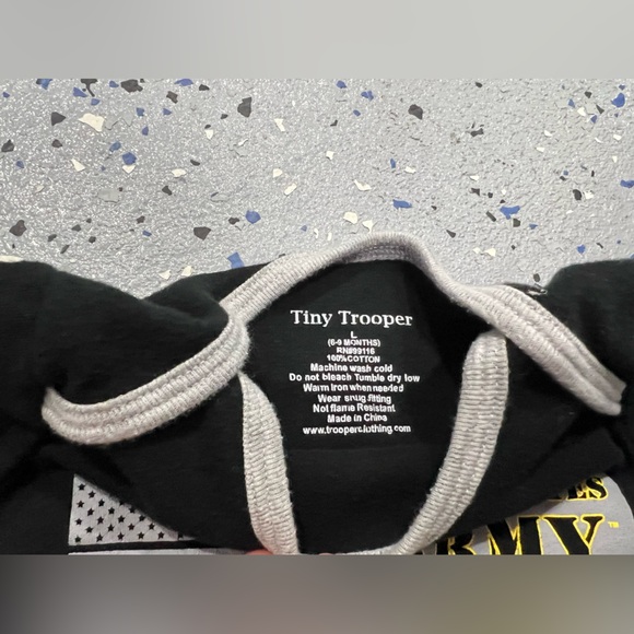 Tiny trooper US Army matching outfit size 6-9 months - Picture 5 of 6